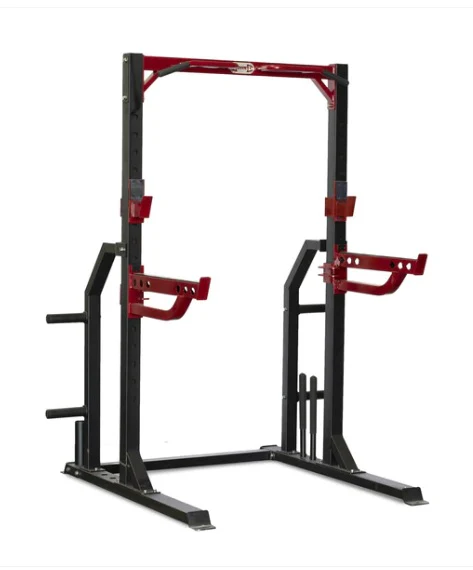 a black and red gym equipment