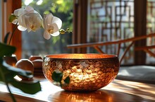 a bowl on a table