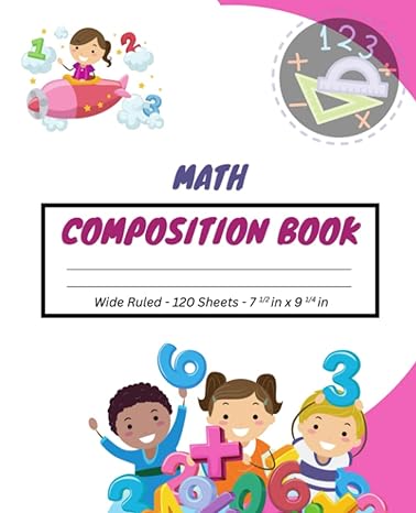 a cover of a math composition book