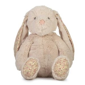 a stuffed animal rabbit with long ears