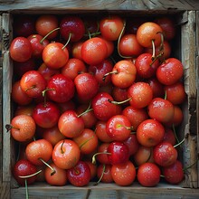 a box of cherries