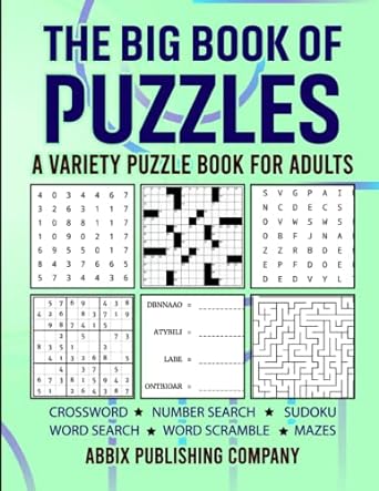 a book cover of a puzzle book