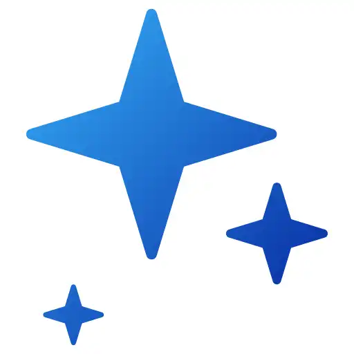 a blue stars on a white background