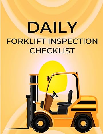 a forklift truck with text and sun
