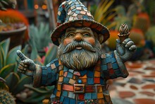 a statue of a gnome