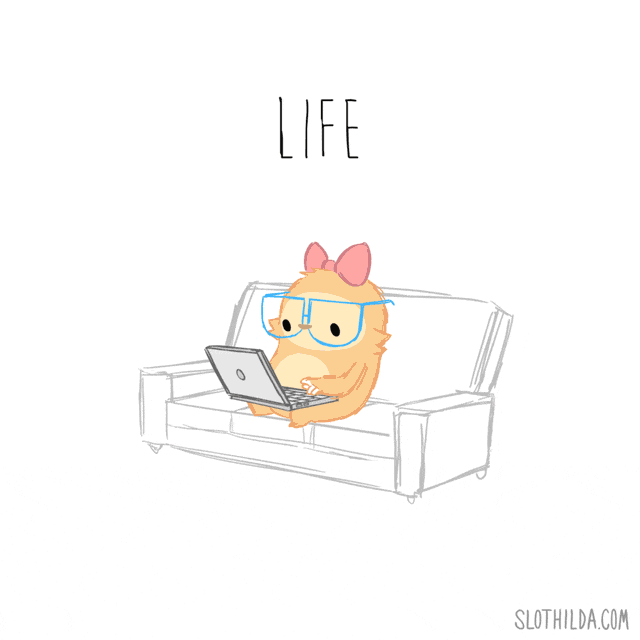 cartoon animal on a couch