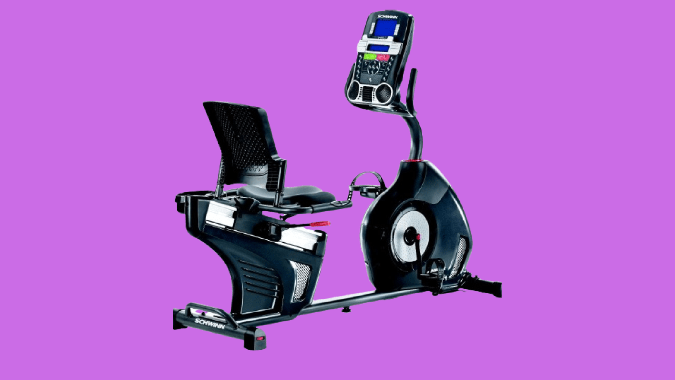 a exercise bike with a machine