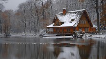 a house on the water