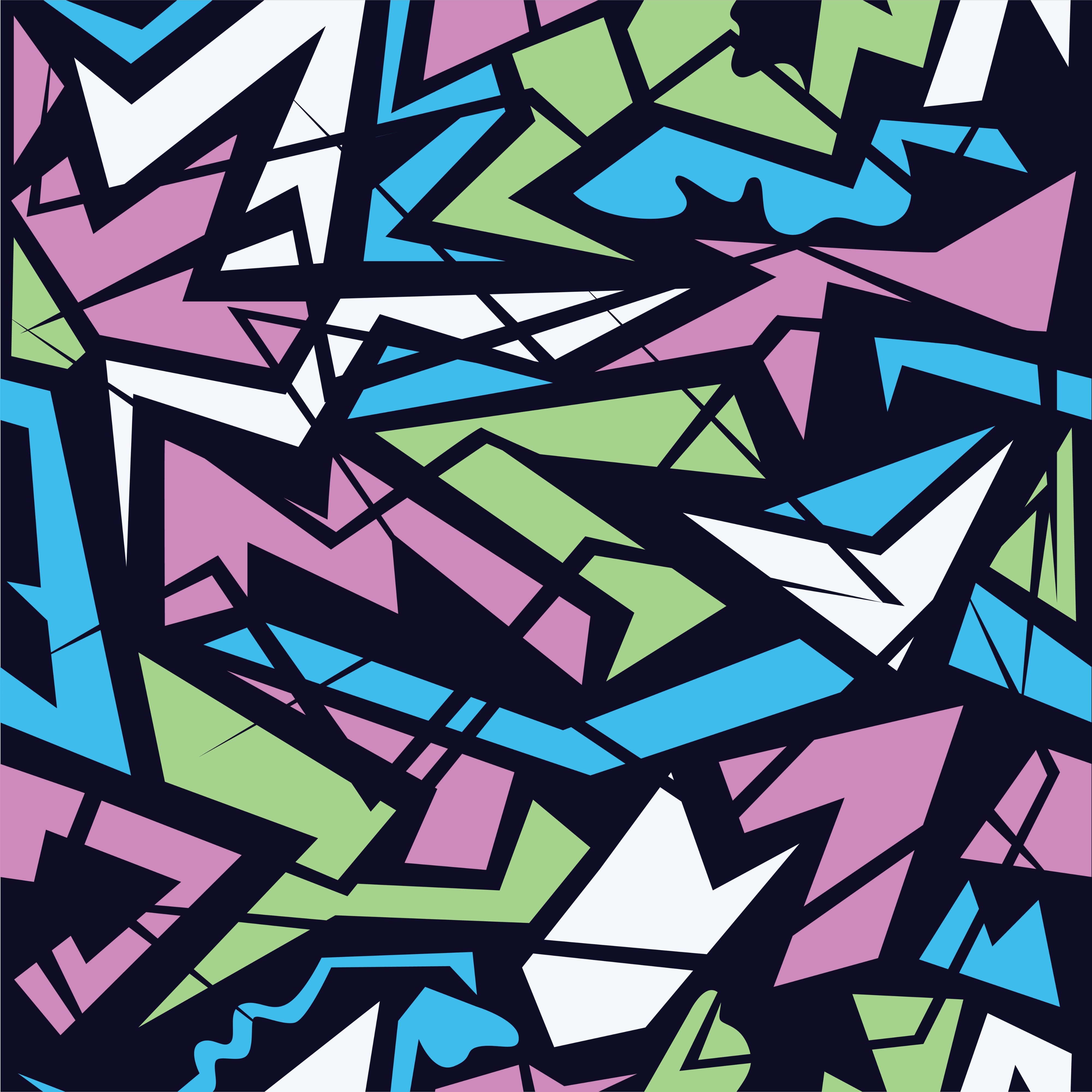 a colorful pattern with lines