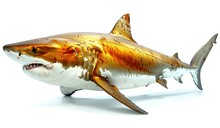 a shark on a white background