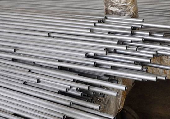 a pile of metal pipes