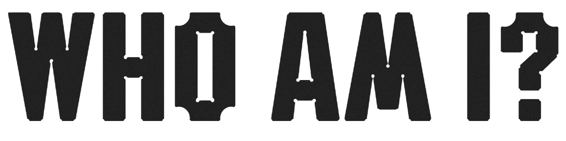 a black and white letter