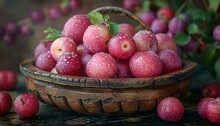 a bowl of red apples