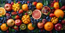 a group of different fruits