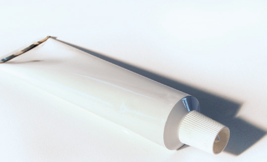 a white tube with a cap
