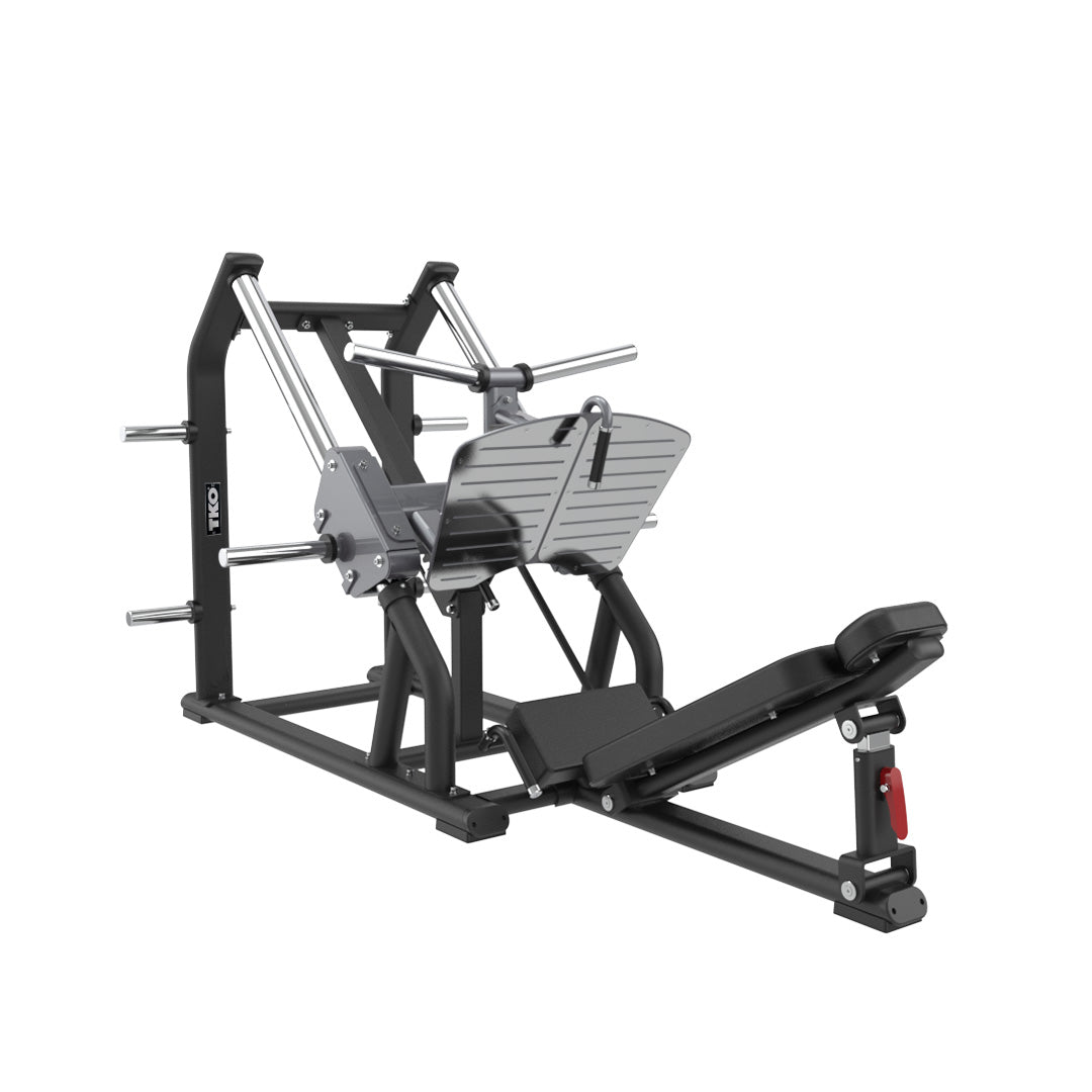 a black and silver exercise machine
