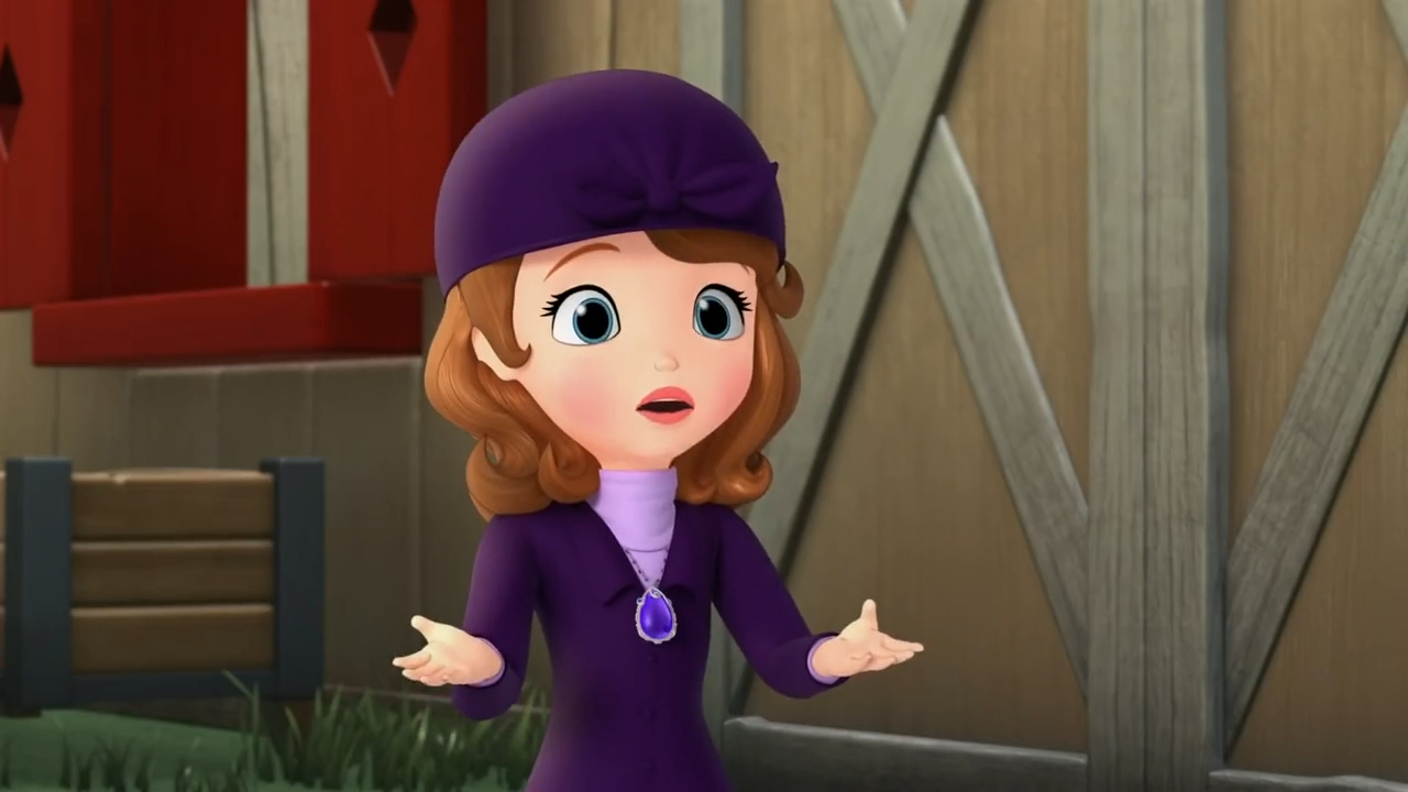 cartoon of a girl in purple