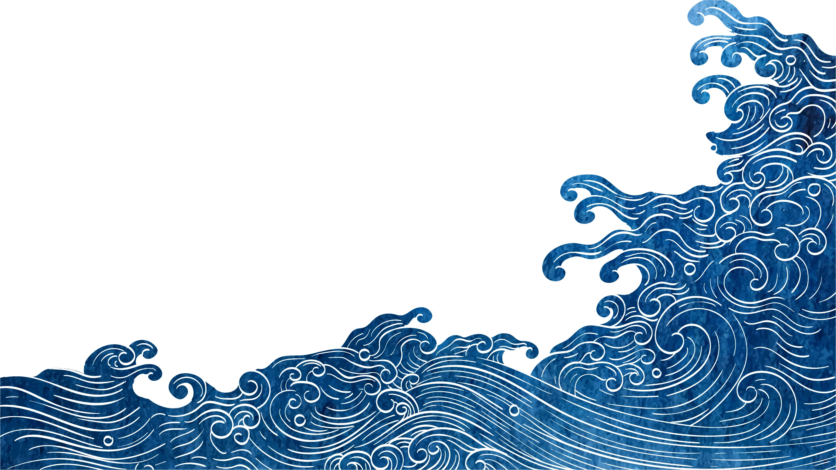 a blue and white water wave