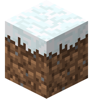 a pixelated cube with white and brown squares