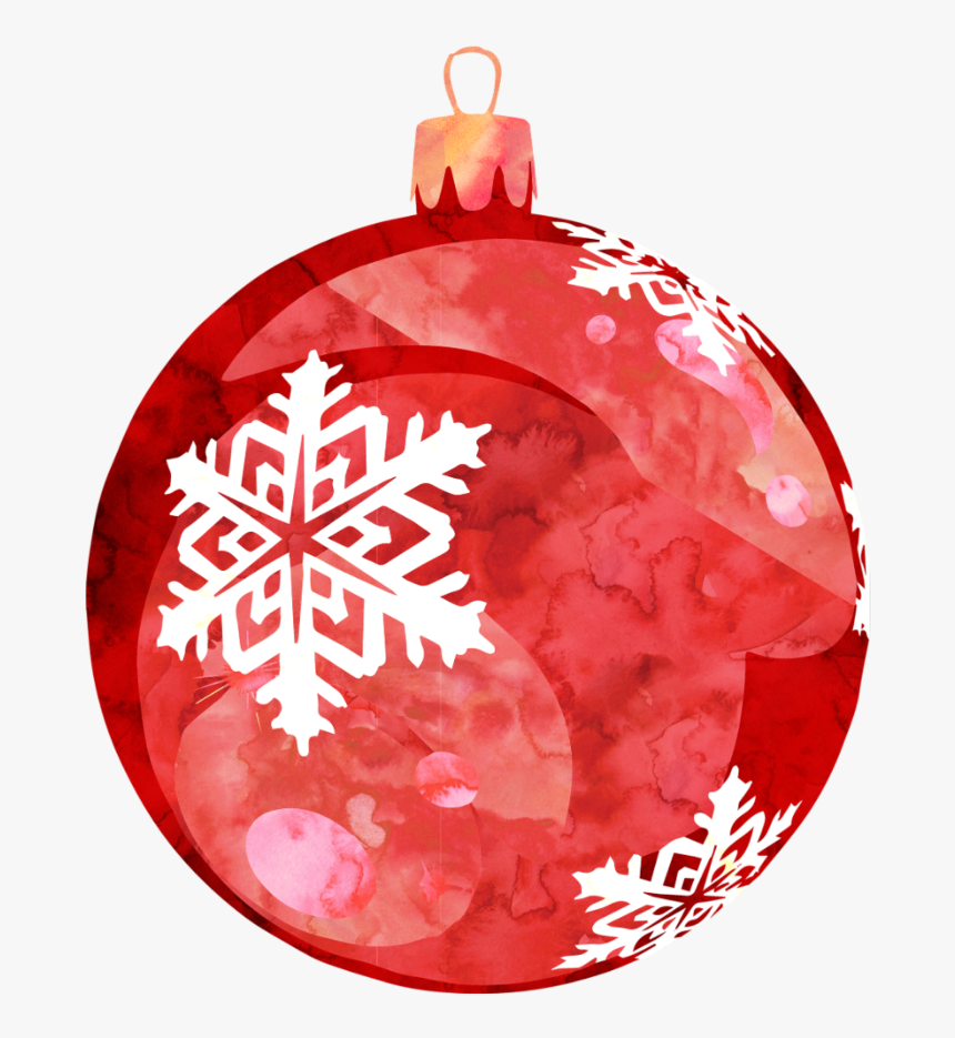 a red and white ornament