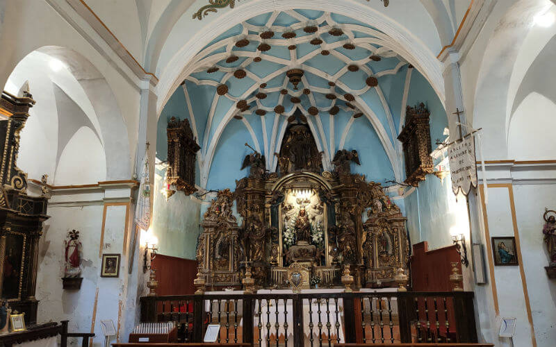 a church with ornate statues