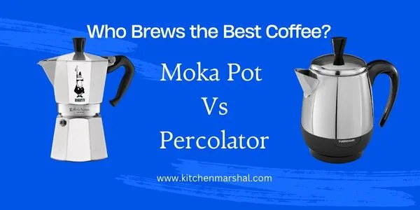 a coffee maker and percolator