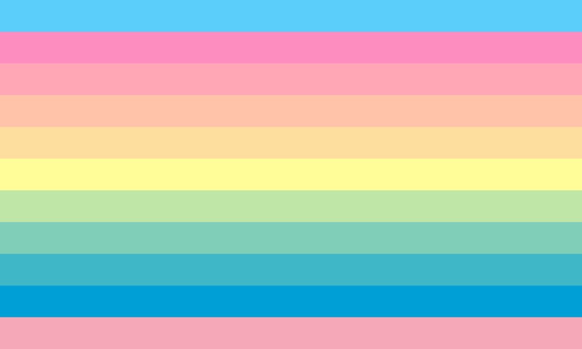 a colorful stripes in a rainbow