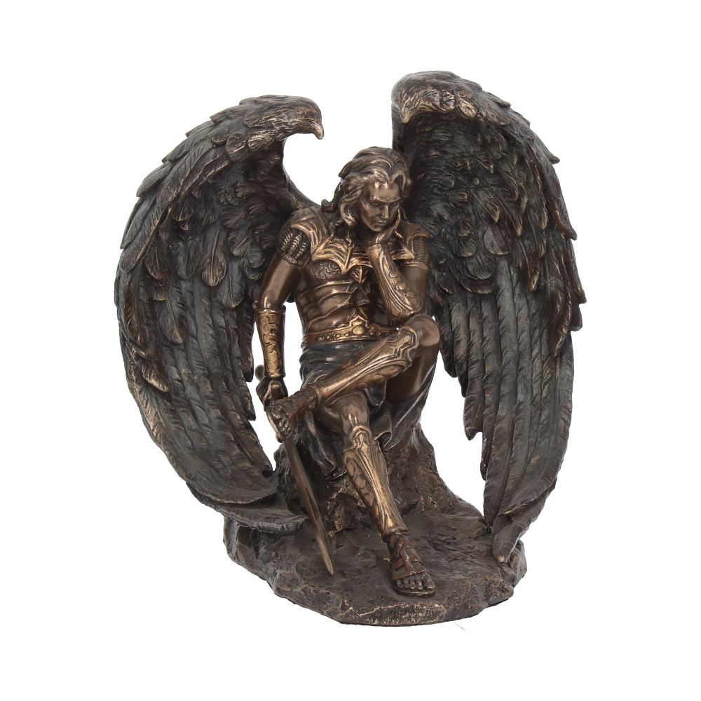 a statue of a man with wings
