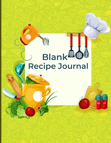 a cover of a recipe journal