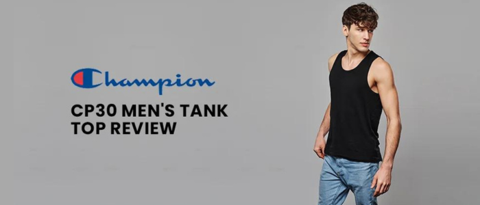 a man in a tank top