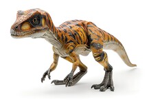 a toy dinosaur on a white background