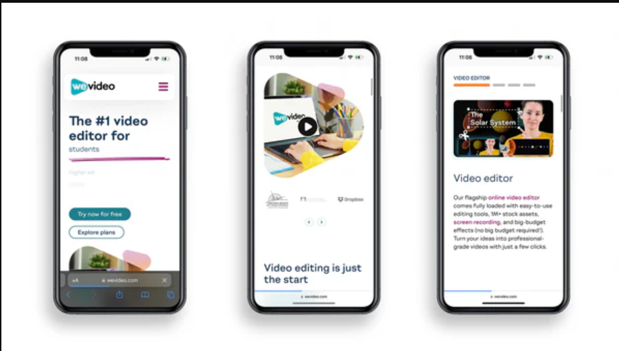 a screenshot of a video editing app