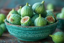 a bowl of figs