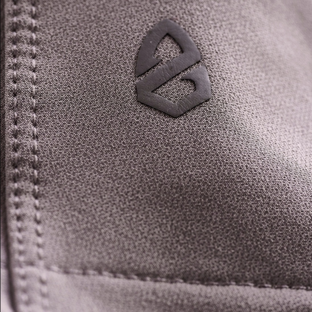 a close up of a logo on a piece of clothing