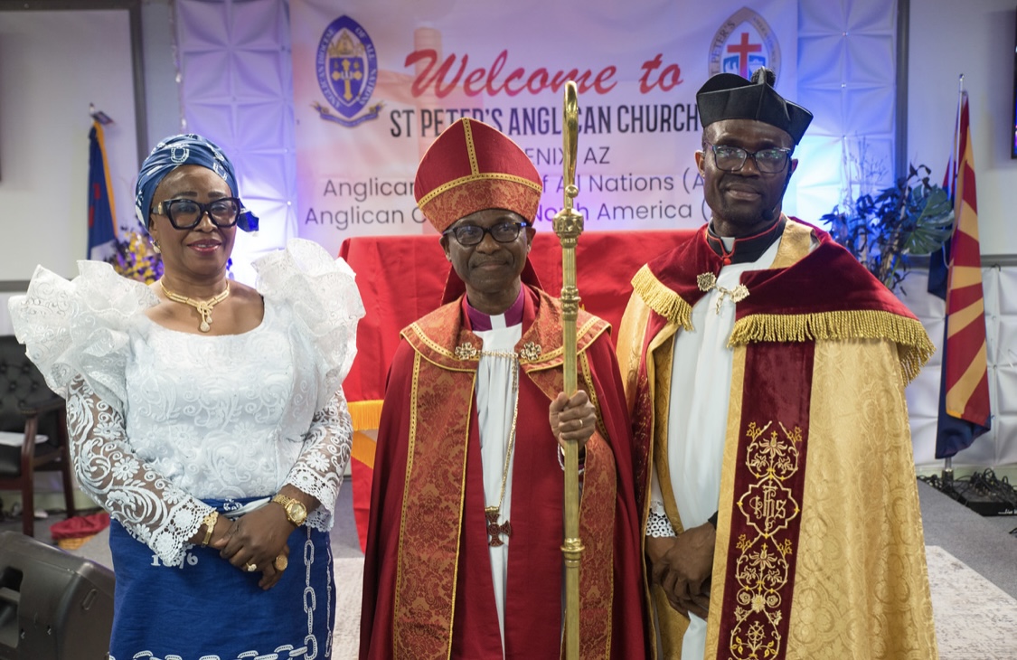 a group of people in religious attire