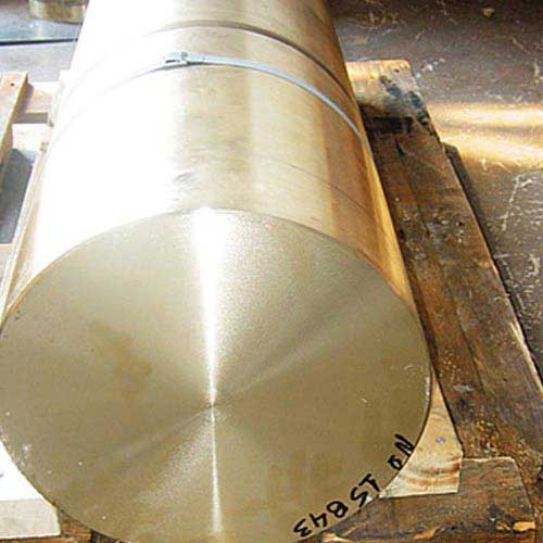 a large cylindrical object on a pallet