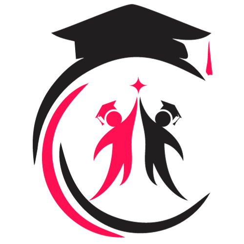 a logo of a graduate