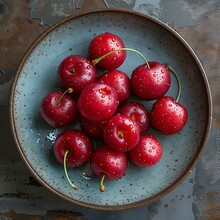 a bowl of cherries