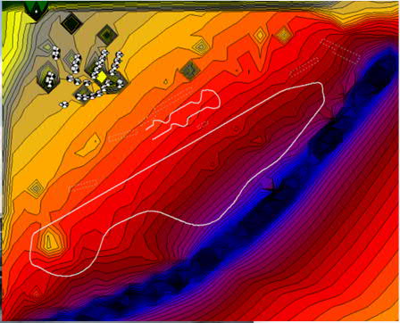 a colorful map of a game