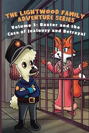a cartoon of a fox and a dog behind bars