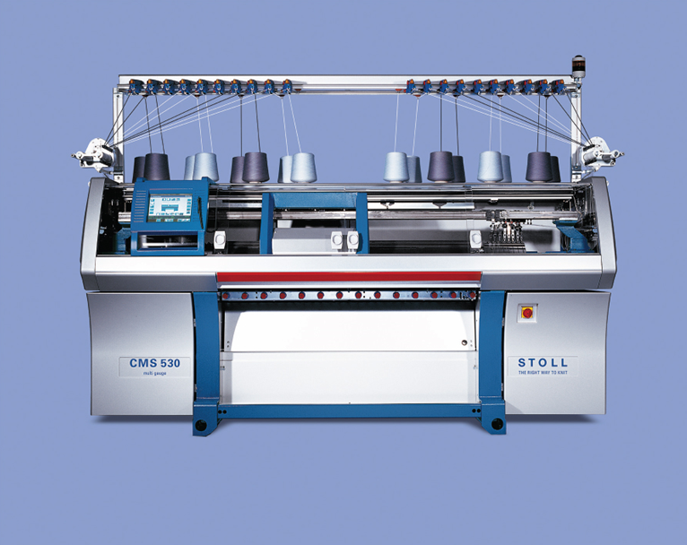 a machine with spools of thread